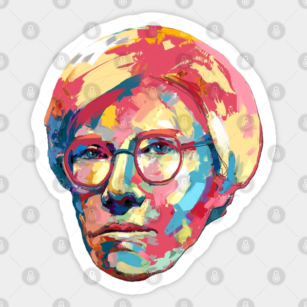 andy warhol Sticker by mailsoncello